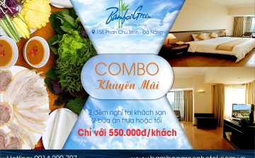 Combo KHUYẾN MÃI tại BAMBOO GREEN CENTRAL HOTEL (Chỉ với 550.000đ/khách)